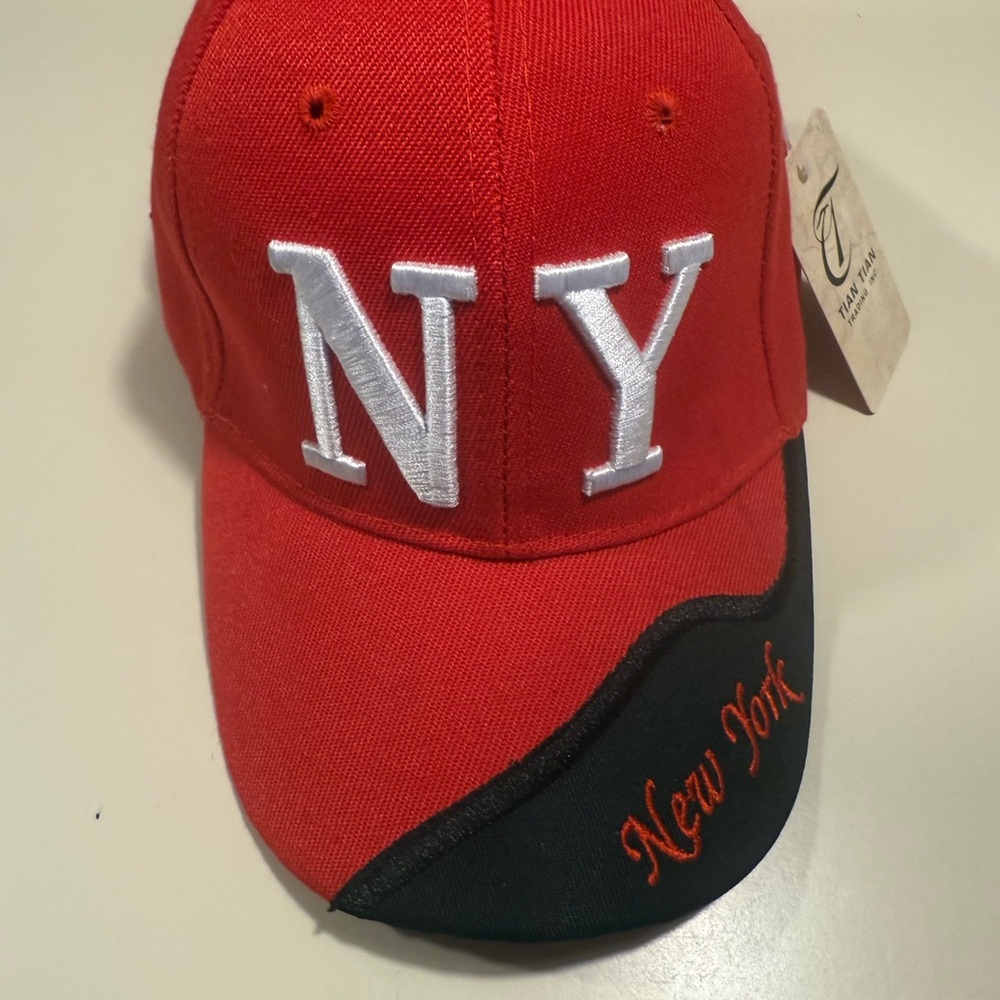 Red NY Kids Cap